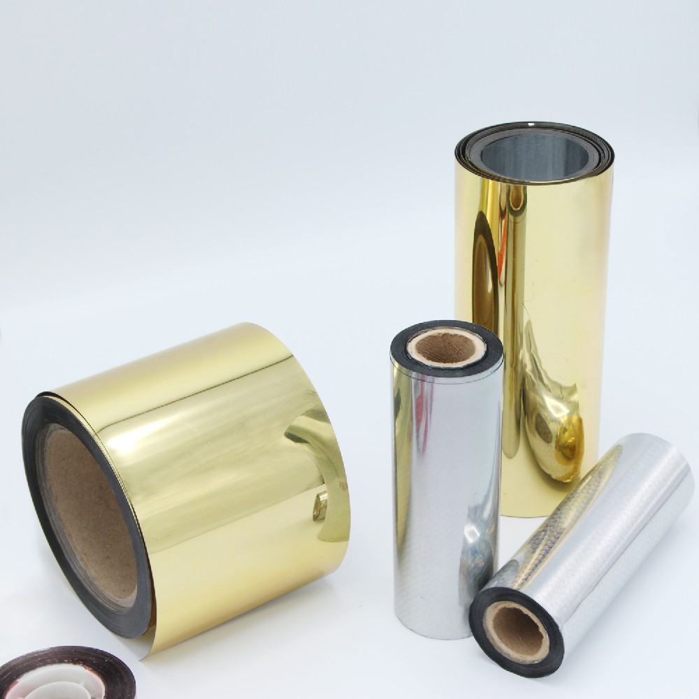 Gold metalized pet thermal lamination film